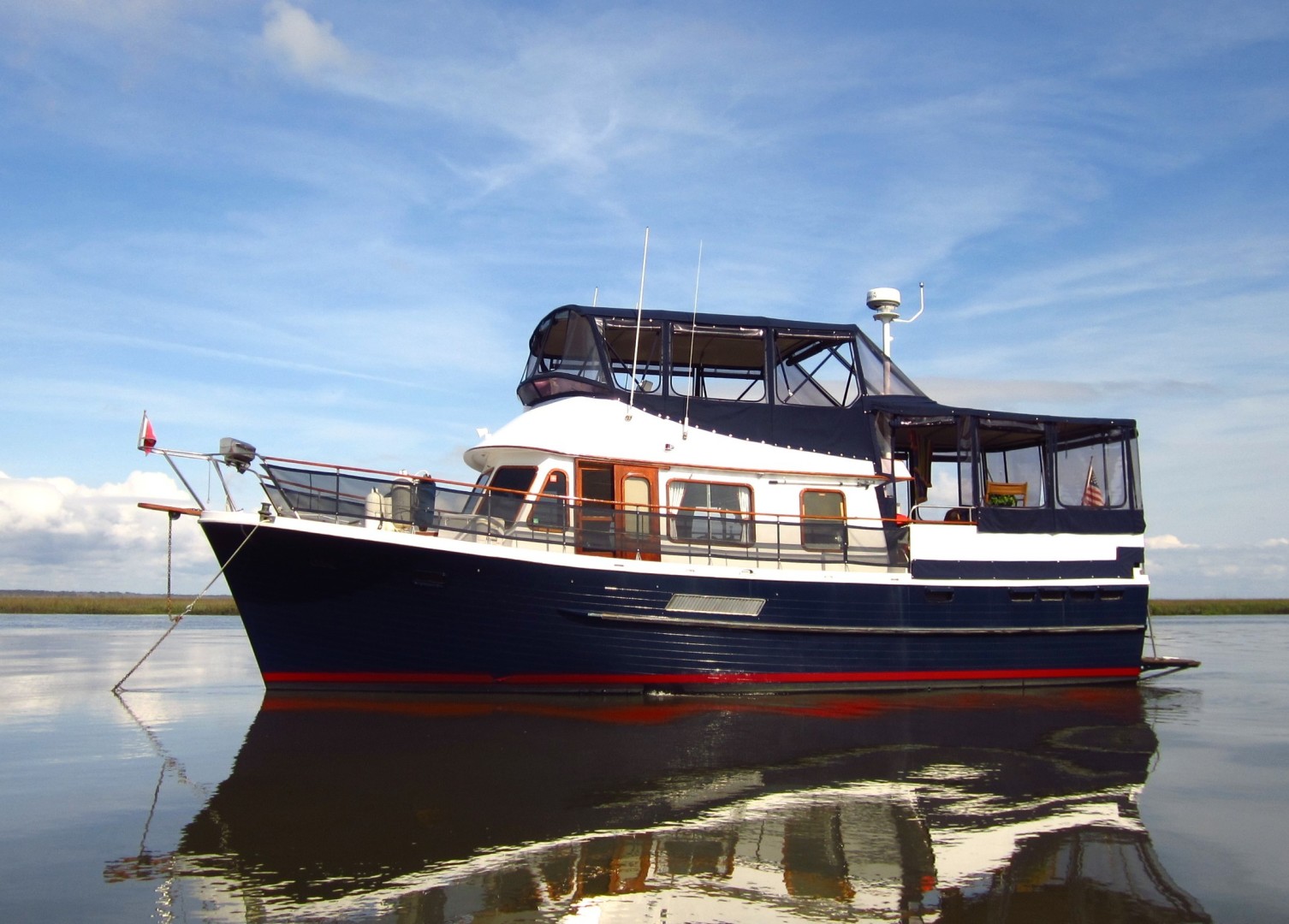 DeFever 43 Trawler Flush Deck